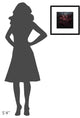 "The Lady In Red" Framed Digital Print by Martha Suherman, 18"x18"