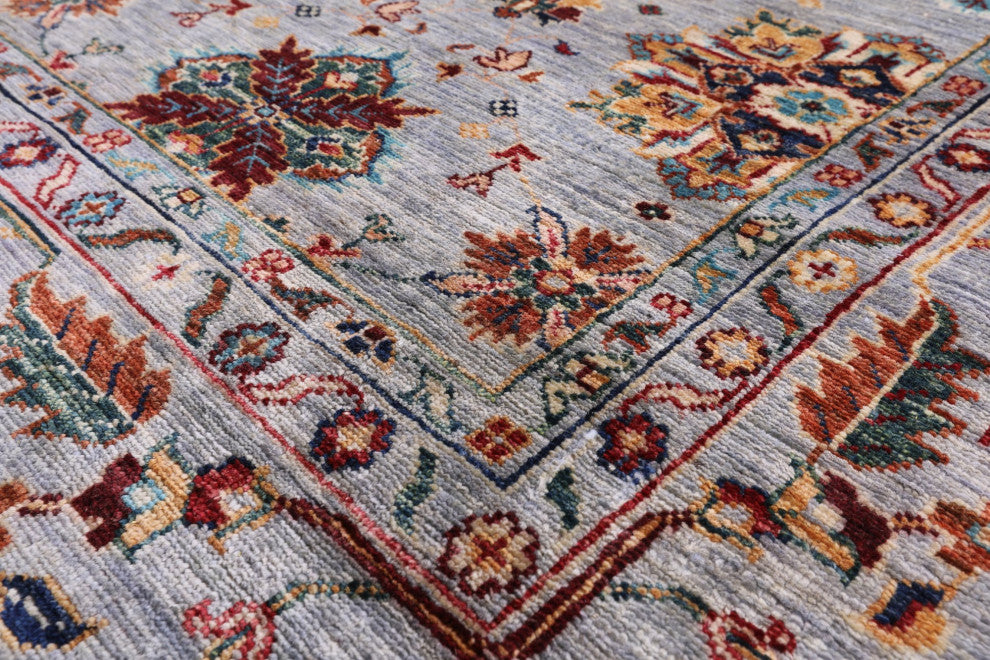 Persian Tabriz Handmade Wool Rug 8' 9" X 11' 11" Q7415
