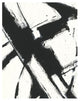 "Expression Abstract I White Crop" Digital Paper Print by Shirley Novak, 18"x22"