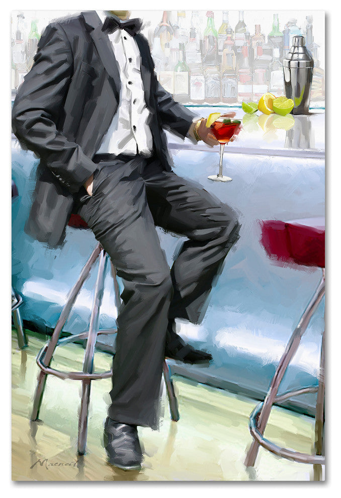 The Macneil Studio 'Cocktail Party' Canvas Art, 24"x16"