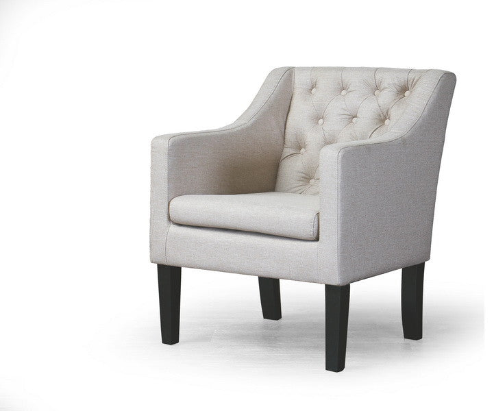 Brittany Club Chair, Beige