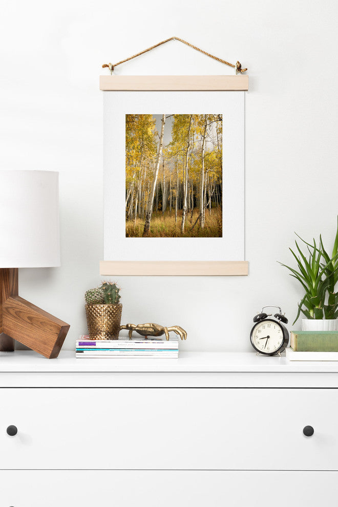 Deny Designs Bird Wanna Whistle Golden Aspen Art Print