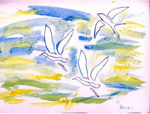 Three Gulls Door Mat 18x26