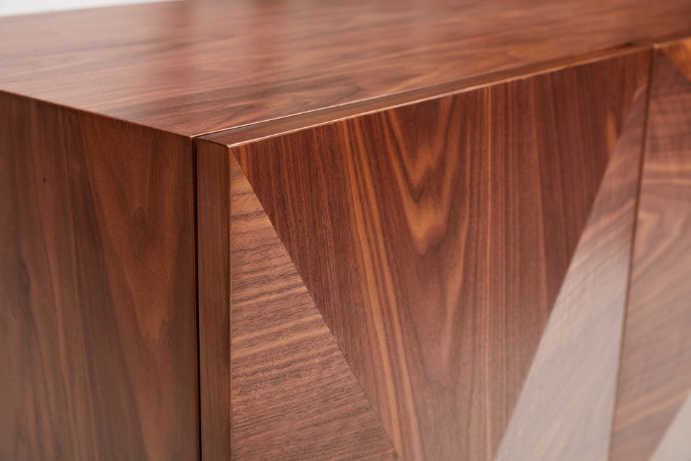 Cube Sideboard, Walnut, Vintage Copper