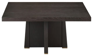 Perry Square Dining Table, Ebony Oak, 60"x60"