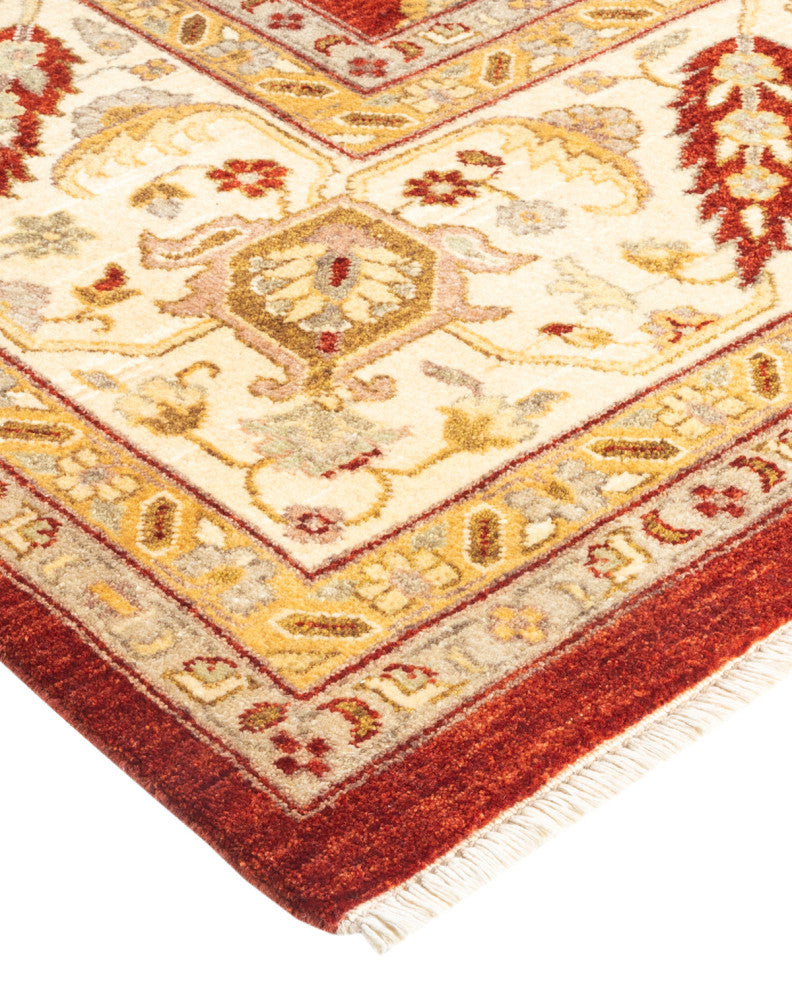 Mogul, One-of-a-Kind Hand-Knotted Area Rug Red, 8'2"x10'3"