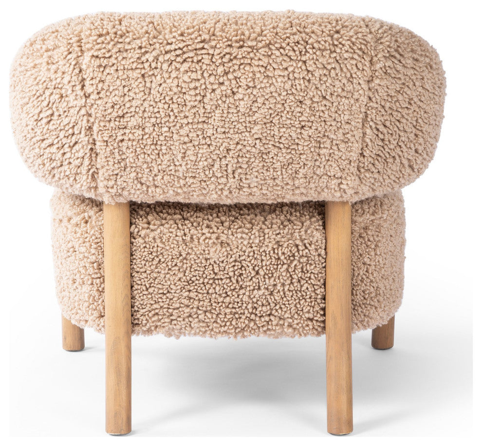 Brodie Chair Andes Toast, Smoked Grey