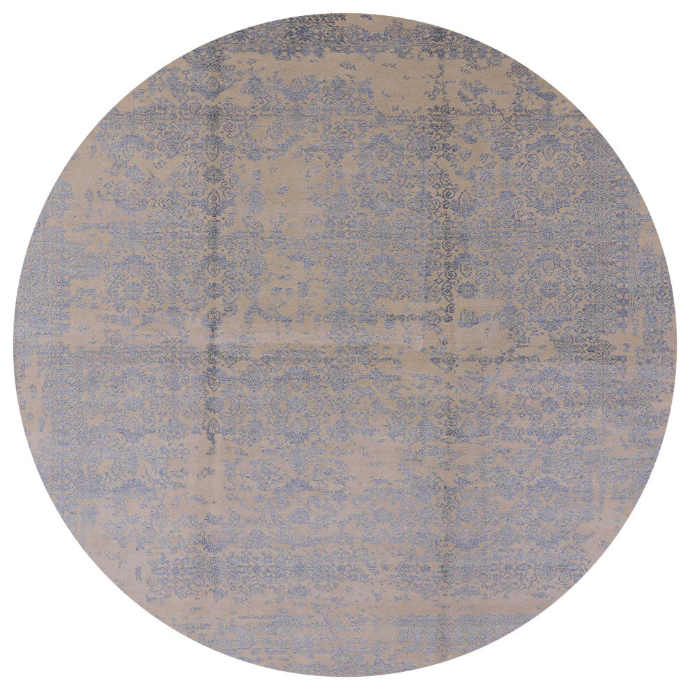 Ahgly Company Indoor Round Mid-Century Modern Area Rugs, 5' Round