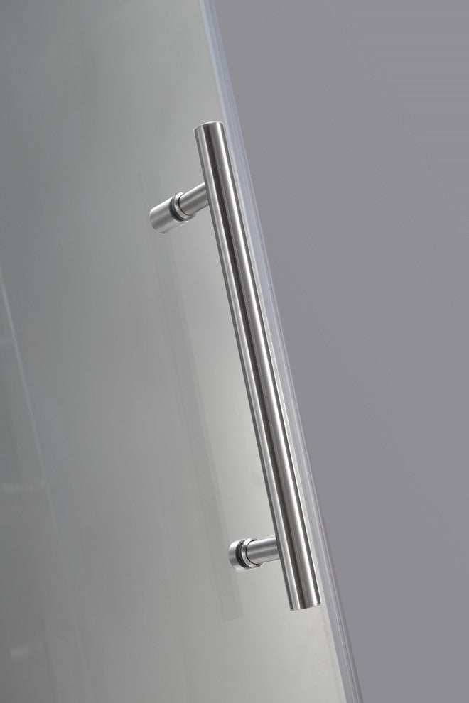 Aston Aquadica 30"x30"x72" Completely Frameless Square ShowerEnclosure Stainless
