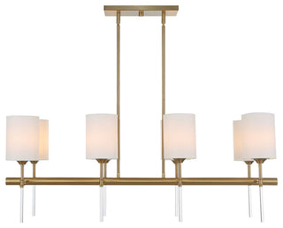 Uttermost Awyr 8 Light Linear Chandelier