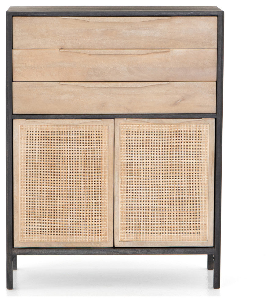 Sydney Tall Dresser, Black Wash