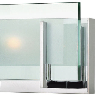 Hinkley Latitude Small Two Light Vanity, Chrome