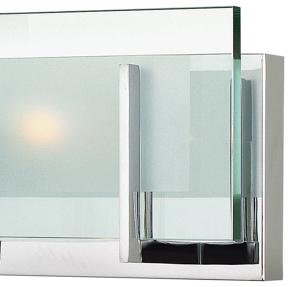 Hinkley Latitude Small Two Light Vanity, Chrome