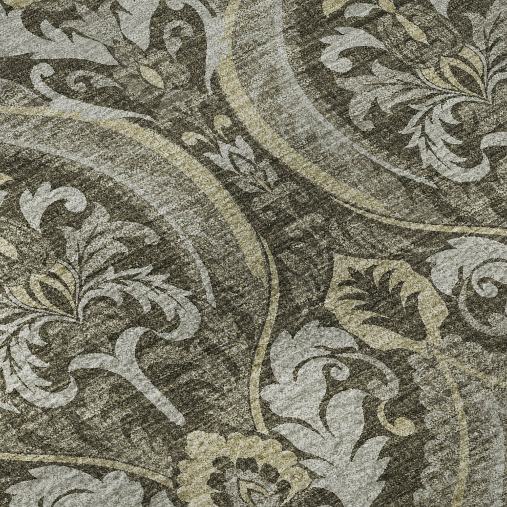 Premium Machine Washable Mayfield AMF572 Taupe 3'' x 5'' Rug