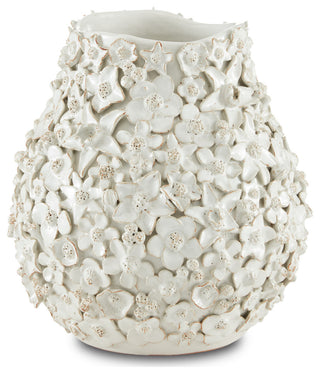 Jessamine White Vase