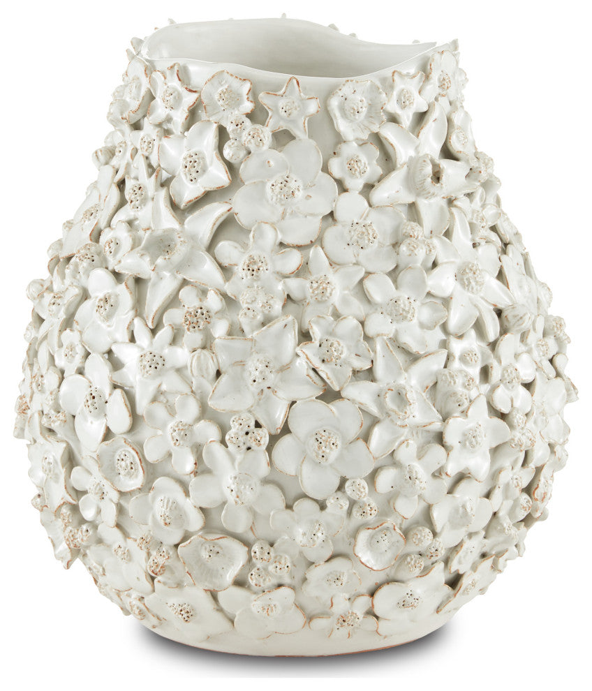 Jessamine White Vase