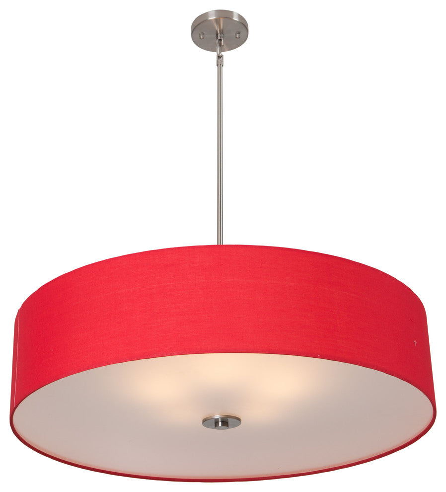 Lyell Forks 5-Light Pendant, Shade: Chili Pepper Red