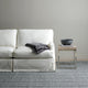 Dash & Albert Melange Stripe Grey/Black Handwoven Indoor/Outdoor Rug, 2' x 3'