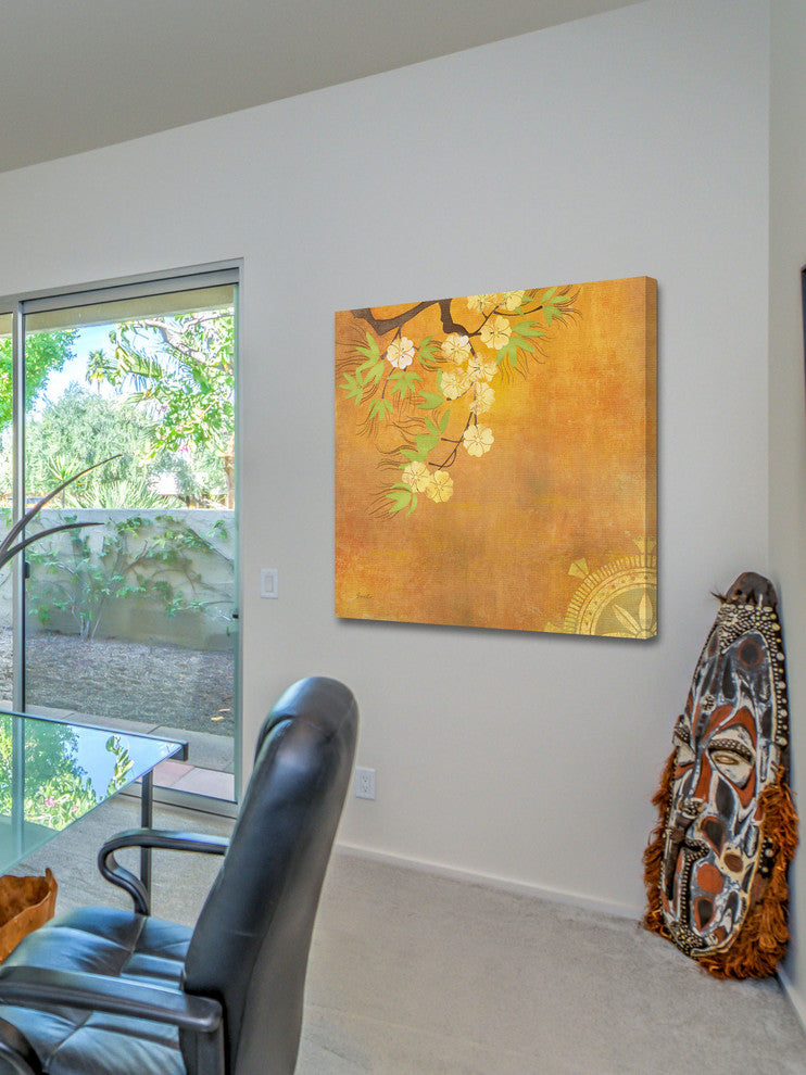 "Zen Chakra III" Painting Print on Canvas by Evelia