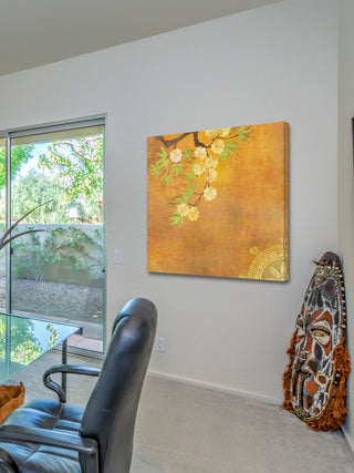 "Zen Chakra III" Painting Print on Canvas by Evelia