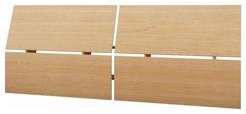Nexera 345305 Full Size Panoramic Headboard, Natural Maple