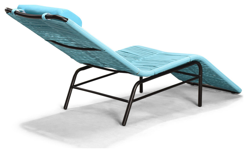 Acapulco 6 Piece Chaise Lounge Set, Glacier Blue