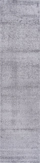Haze Solid Low-Pile Gray 2 ft. x 16 ft. Runner Rug