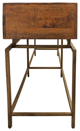 Goldbust Console Table with 4 Drawers