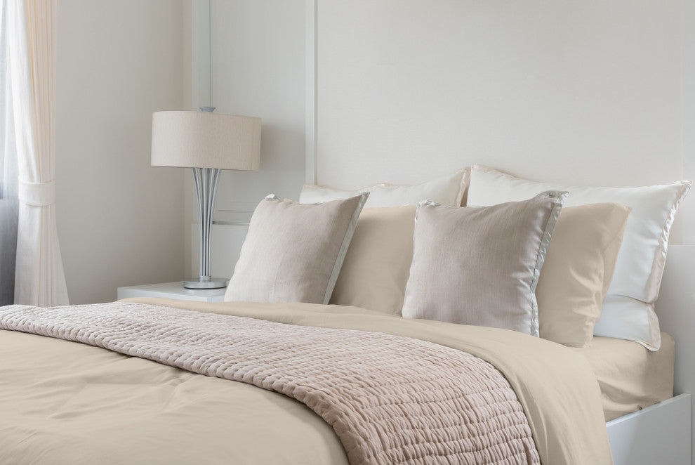 Organic 100% Eucalyptus Fiber Tencel 4-Piece Sheet Set, Linen, King