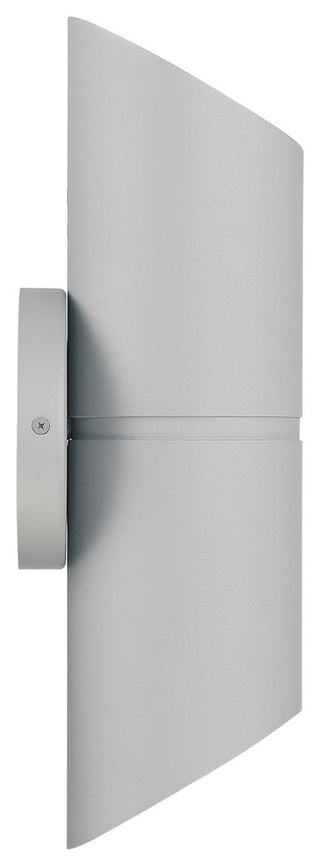 Marino Tall Bi-Directional Outdoor LED Wall Mount, Satin