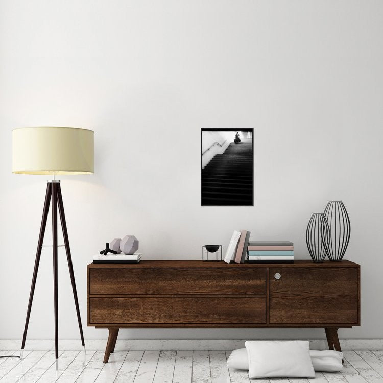 "Too Much Heaven" Framed Canvas Giclee by Laura Mexia, 17x25"