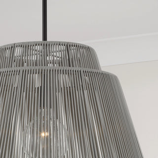 Capital Lighting 956311 Jasper 23"W Outdoor Pendant - Sienna / Black