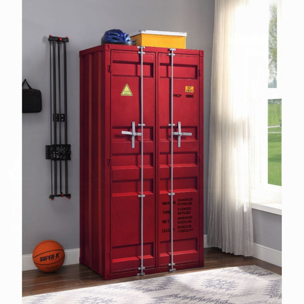 ACME Cargo Wardrobe, Double Door, Red