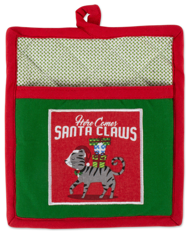 xmas Kitty Embellished Kitchen, Set Of 3