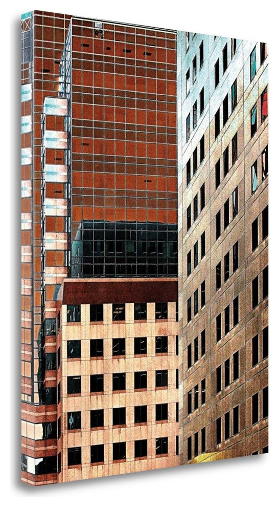 "Windowviews" By Burney Lieberman , Giclee Print on Gallery Wrap Canvas