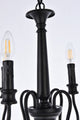 Flynn 4-Light Pendant, Black