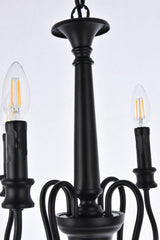 Flynn 4-Light Pendant, Black