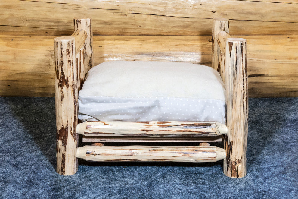 Montana Collection Small Pet Bed With Mattress, Ready to Finish