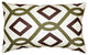 Pillow Decor - Tuscany Linen Sage Diamond Chain Throw Pillow 12X20