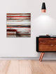 "Picket Fence" Print on Canvas, 18"x18"