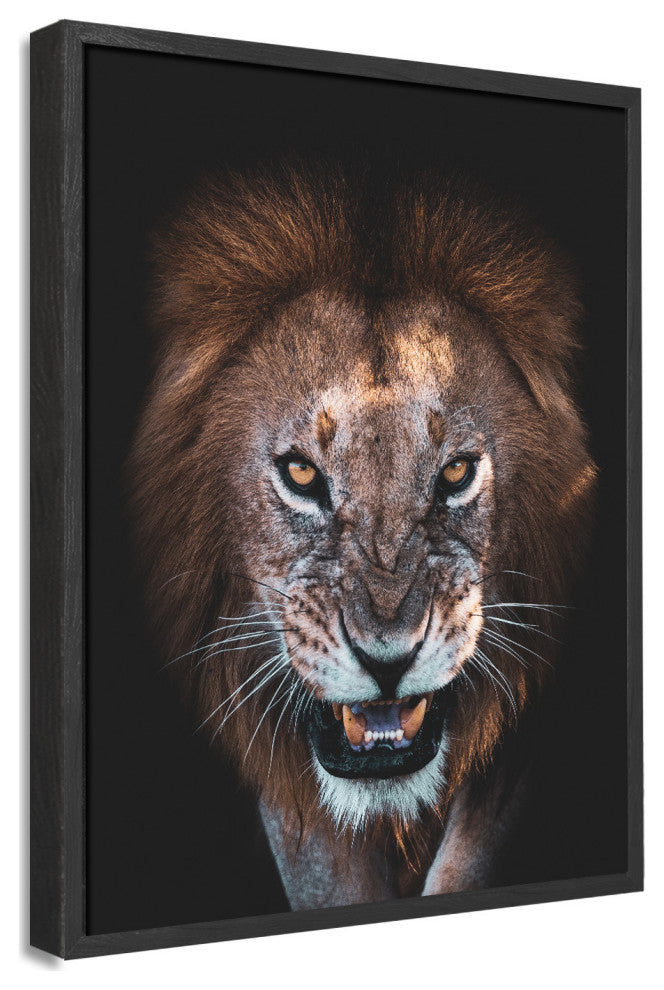 The Angry Face' Framed Print Wall Art by Faisal ALnomas