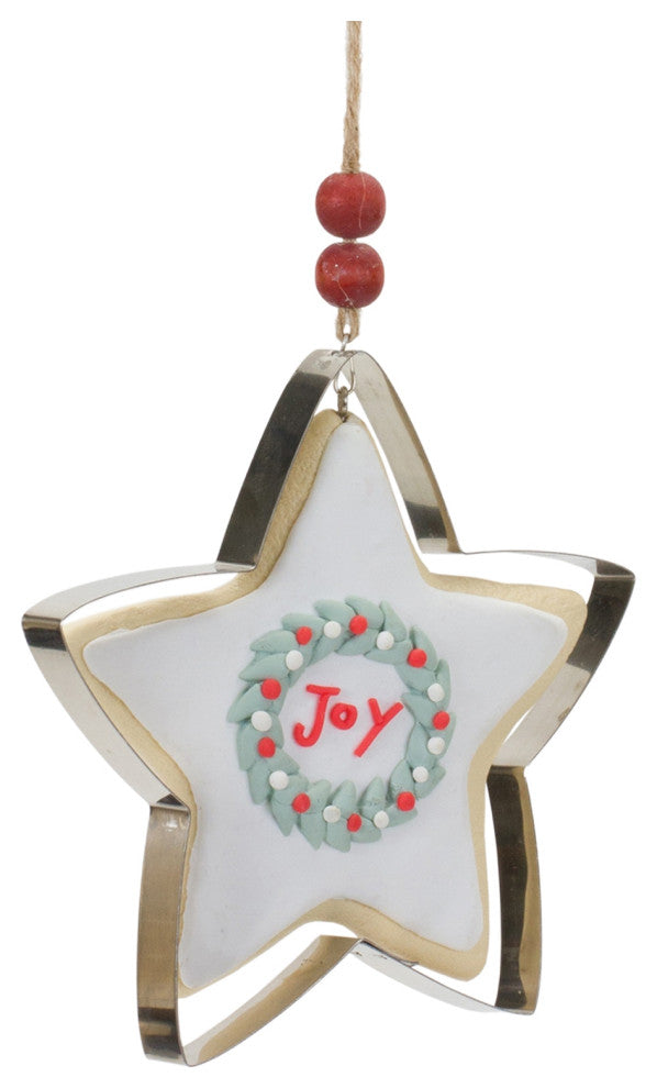 Tree and Star Cookie Cutter Ornament, 12-Piece Set