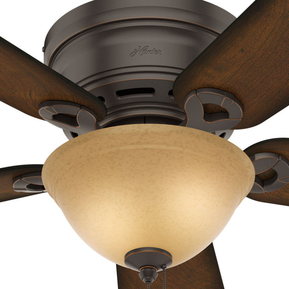 Hunter Fan Company 42" Conroy Onyx Bengal Ceiling Fan With Light
