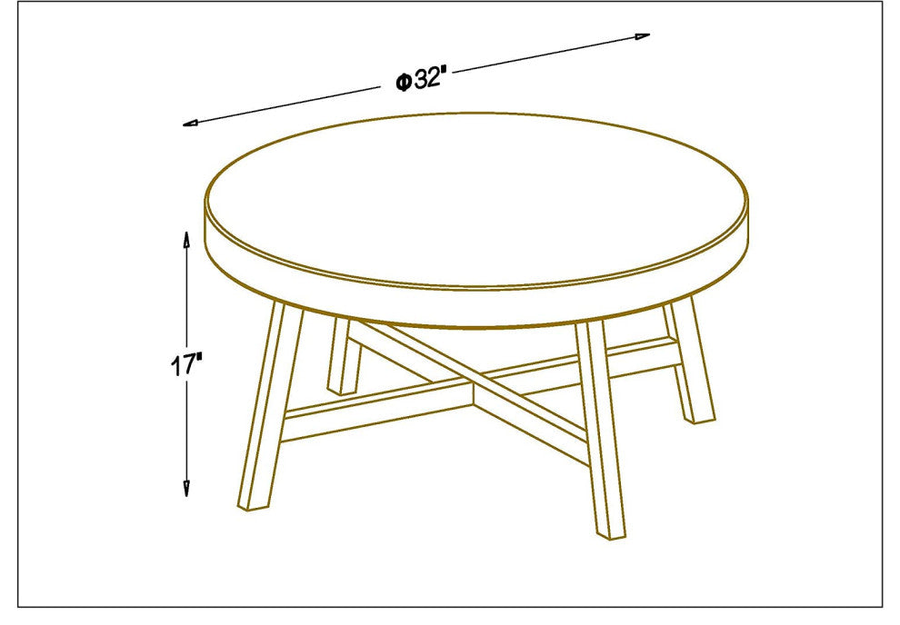 Seagrass Round Coffee Table
