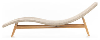 Portia Outdoor Chaise Lounge-White