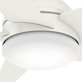 Casablanca 44" Isotope Ceiling Fan With Light Kit & Wall Control, Fresh White, Fresh White, 44"
