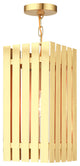 Livex Lighting Greenwich 1 Light Satin Brass Large Outdoor Pendant Lantern