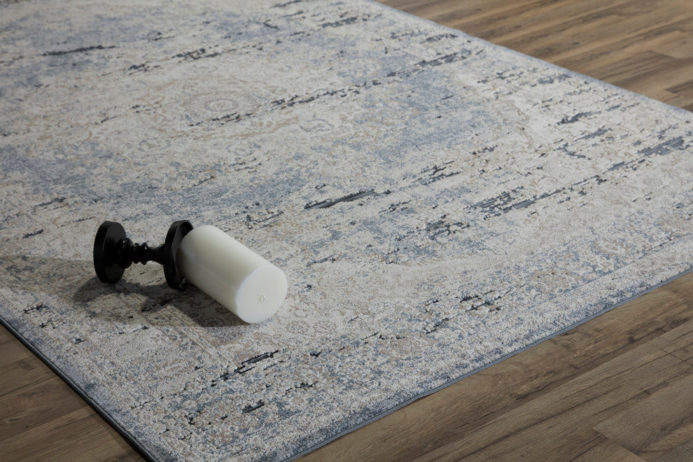 Cambridge Blue Tan 8' x 10' Rug