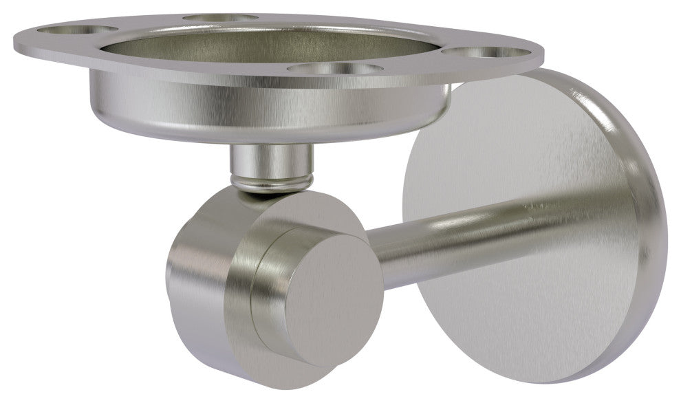 Satellite Orbit Two Toothbrush Holder, Satin Nickel