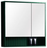 Venezian 18" Medicine Cabinet, Green, 28"